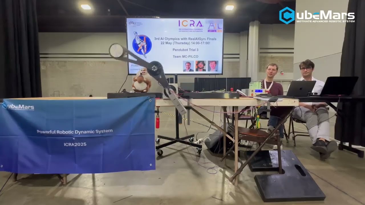 Le CubeMars AK80-6 KV100 aux AI Olympics avec RealAIGym (ICRA)