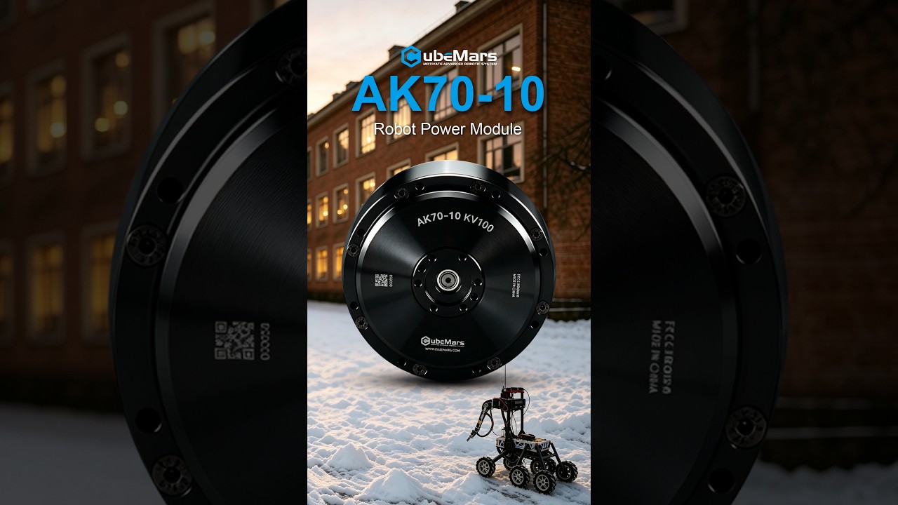CubeMars AK70-10 KV100 — kompaktowy siłownik dla robotyki dynamicznej