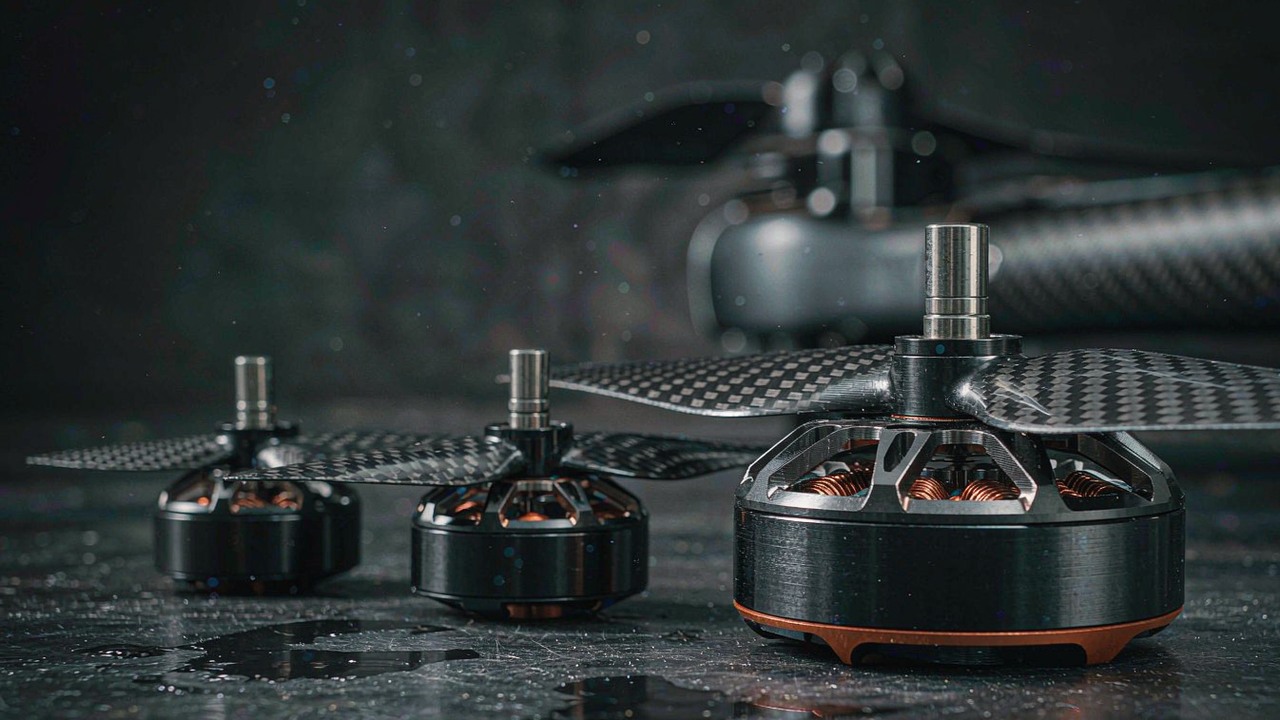 Động cơ BLDC cho UAV nông nghiệp: KV, kích thước stator, mô-men ga một phần